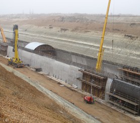 Villamuriel de Cerrato Tunnel, Valladolid, Spain