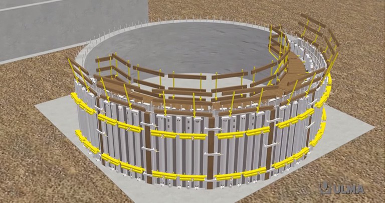 Adjustable Circular Formwork BIRAMAX