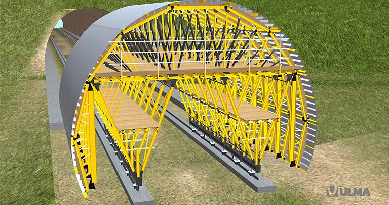 MK Formwork Carriage for mine tunnels