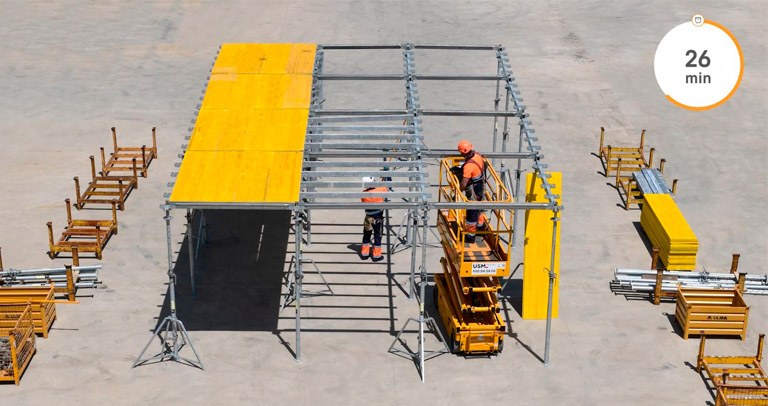 ONADEK Recoverable Modular Formwork Assembly