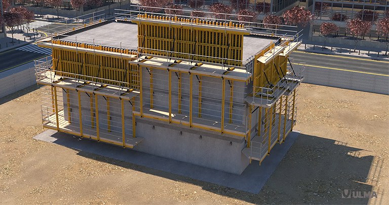 Rail Climbing Formwork RKS