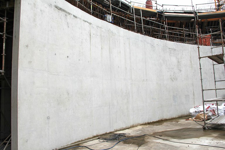 Architectural concrete finishes in downtown Belo Horizonte