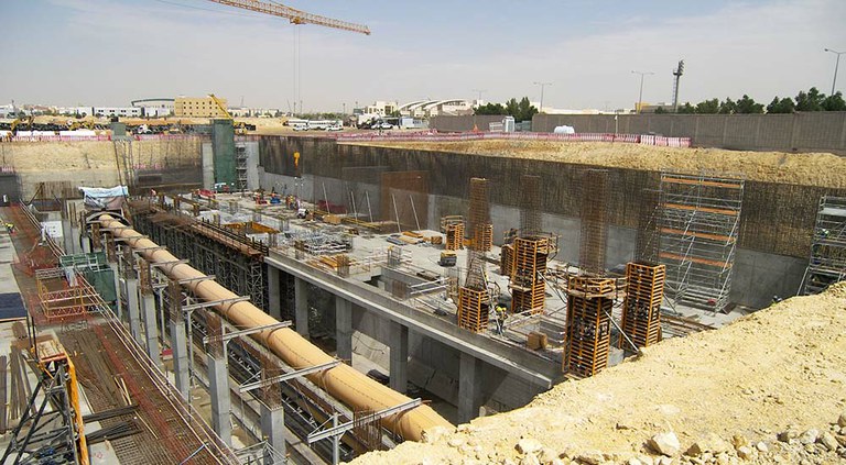 Comprehensive formwork and scaffolding systems at Riyadh Metro