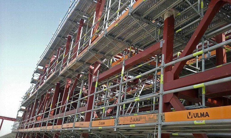 Comprehensive formwork and scaffolding systems at Riyadh Metro