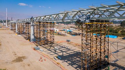 Comuneros II Bridge: ULMA present in strategic projects in Peru
