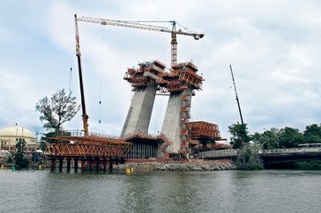 Estaiada Bridge, Line 4 of Metro,RJ, Brazil