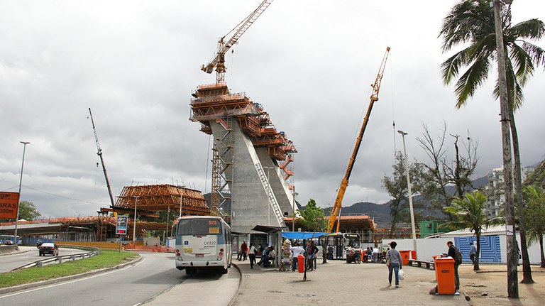 Estaiada Bridge, Line 4 of Metro,RJ, Brazil