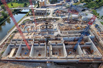 Formwork and Scaffolding ULMA for the largest Water Treatment Plant in all of Central Europe