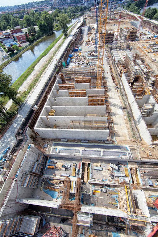 Formwork and Scaffolding ULMA for the largest Water Treatment Plant in all of Central Europe