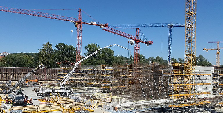 Formwork and Scaffolding ULMA for the largest Water Treatment Plant in all of Central Europe