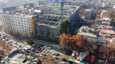 Formwork, shoring and scaffolding solutions for the Vicuña Mackenna 20 building in Chile
