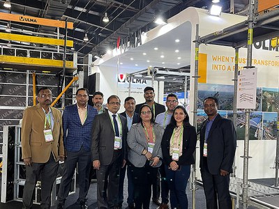 Good reception of the ONADEK modular recoverable slab formwork at Bauma Conexpo India