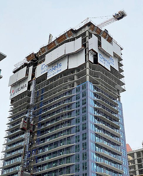 High performance and safety at the Wesley Tower, Mississauga, Canada