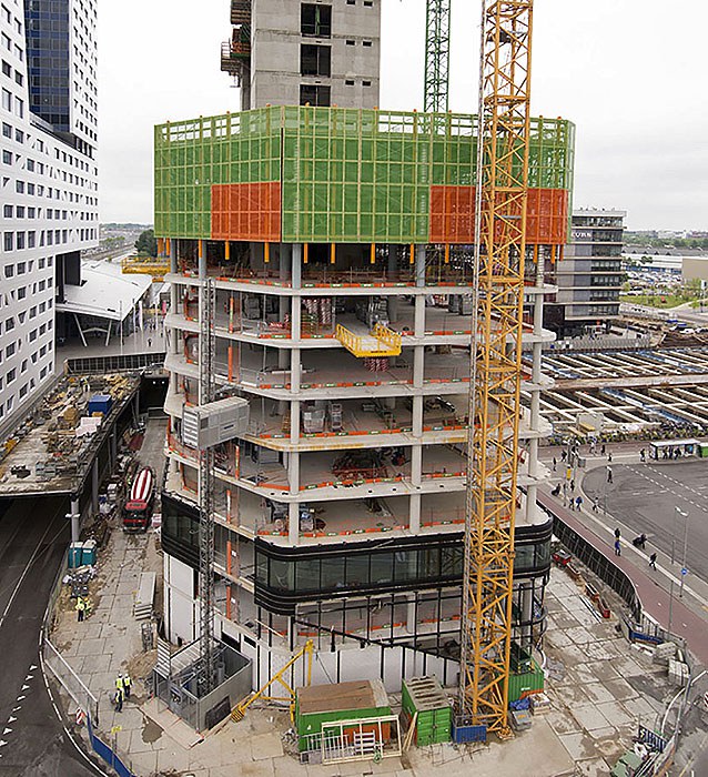 HWS Perimeter Safety Screen in the Centre of Utrecht, Netherlands