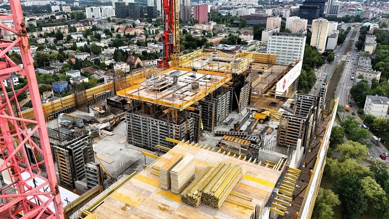 High-Rise Construction in Katowice: Formwork Technology for Skyscrapers
