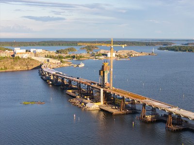 The longest and highest bridge in Finland