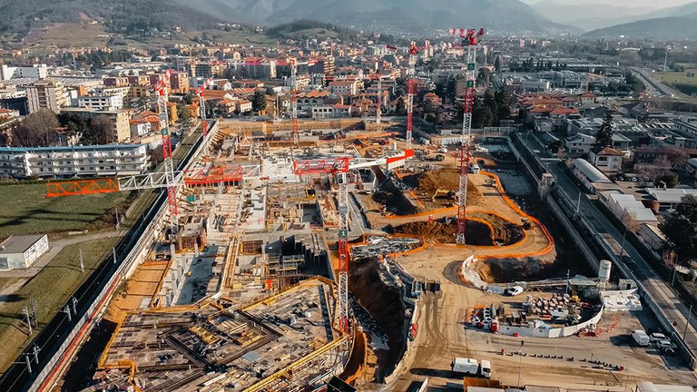 The MBP protection system ensures safety in the construction of a 'Smart city' in Bergamo