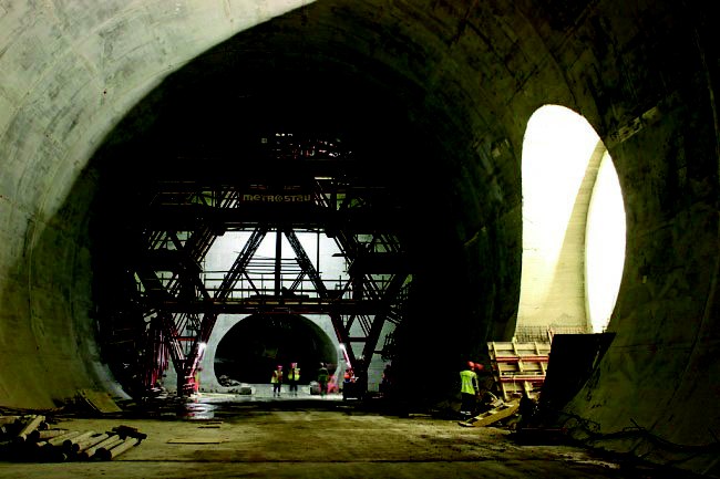 MK mine tunnel carriages