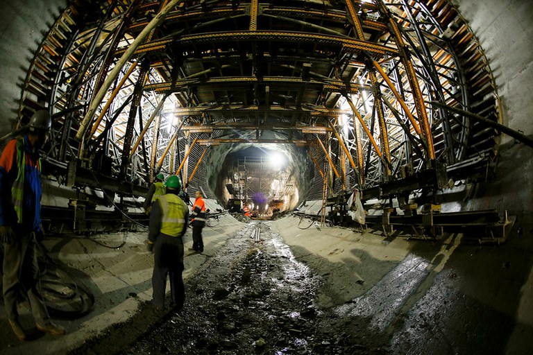 MK mine tunnel carriages