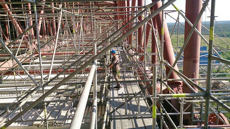 New Safe Confinement at nuclear plant in Chernobyl, Ukraine