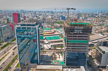 New tower in the centre of Lima, Peru