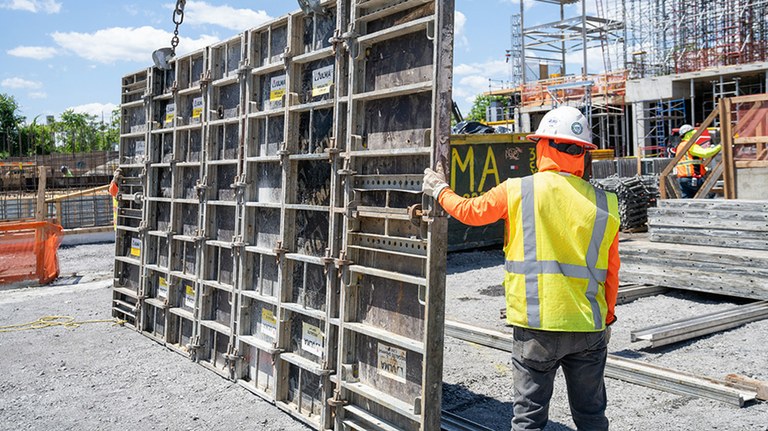 Parking In Long Island City, New York, USA