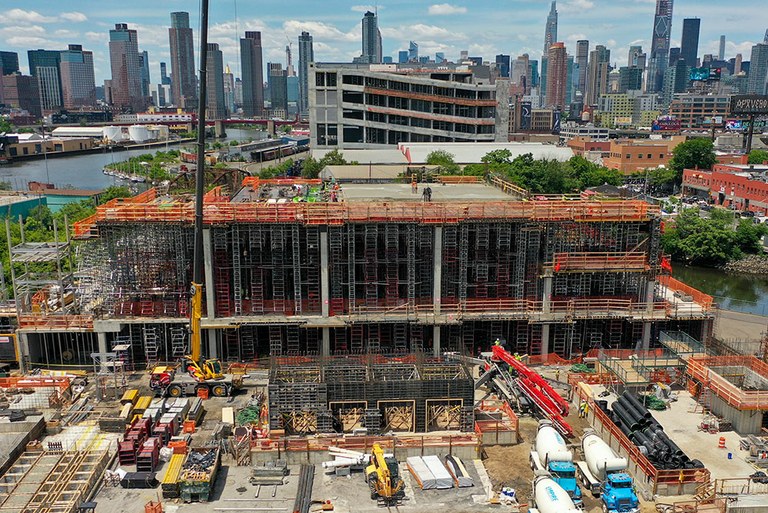 Parking In Long Island City, New York, USA