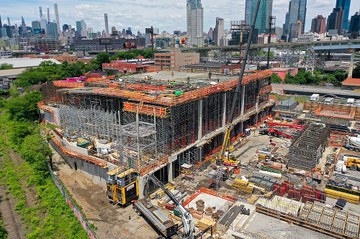 Parking In Long Island City, New York, USA