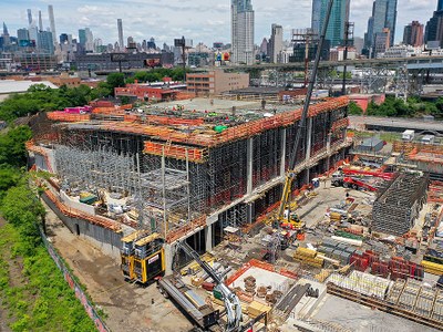Parking In Long Island City, New York, USA