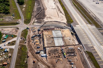 Pre-assembled solutions at the Tampa International Airport, USA