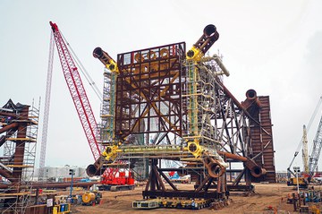 Presence on the site was the key to success in the construction of offshore platforms in Mexico