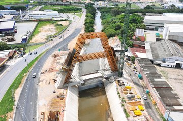 Modular solutions optimising the construction of the Jundiaí bridge