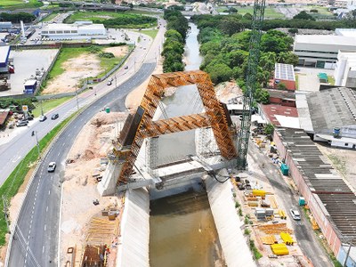 Modular solutions optimising the construction of the Jundiaí bridge