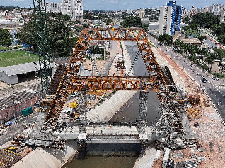 Modular solutions optimising the construction of the Jundiaí bridge