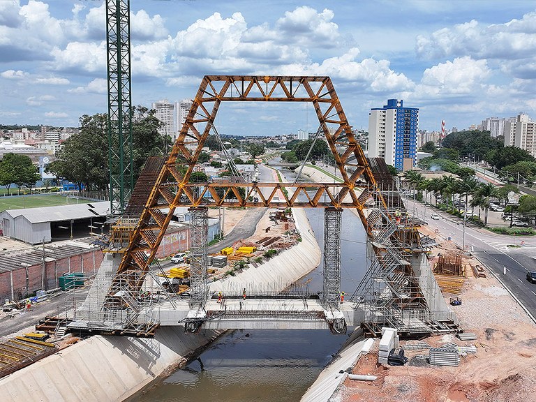 Modular solutions optimising the construction of the Jundiaí bridge