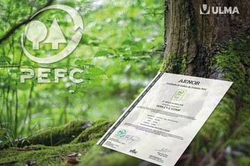 ULMA is awarded the PEFC certificate in Spain in recognition of its commitment to the environment