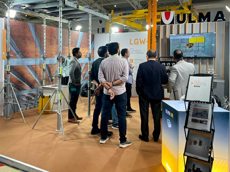 ULMA’s solutions attracted great interest at India's Excon construction fair