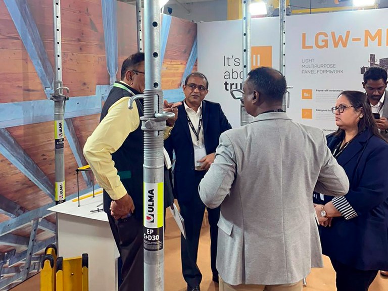 ULMA’s solutions attracted great interest at India's Excon construction fair