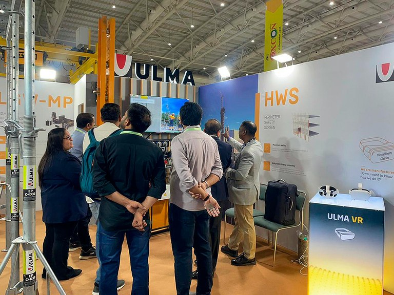 ULMA’s solutions attracted great interest at India's Excon construction fair