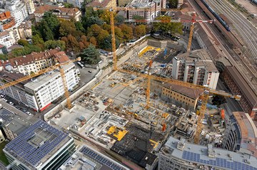 WaltherPark, construction of a multifunctional building in the historic heart of Bolzano