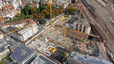 WaltherPark, construction of a multifunctional building in the historic heart of Bolzano