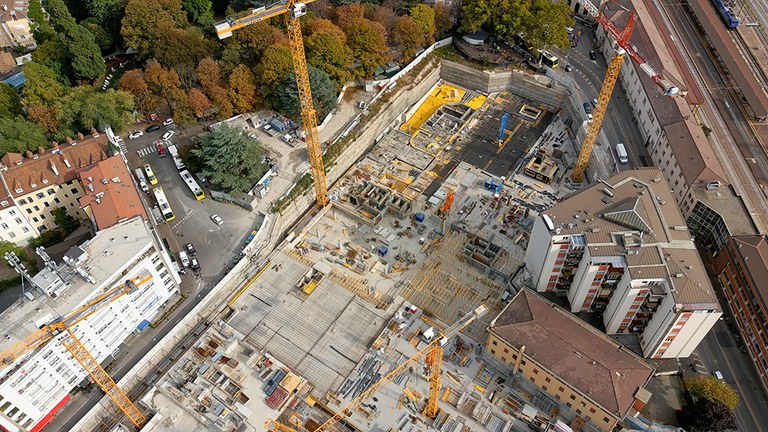 WaltherPark, construction of a multifunctional building in the historic heart of Bolzano