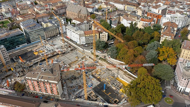 WaltherPark, construction of a multifunctional building in the historic heart of Bolzano
