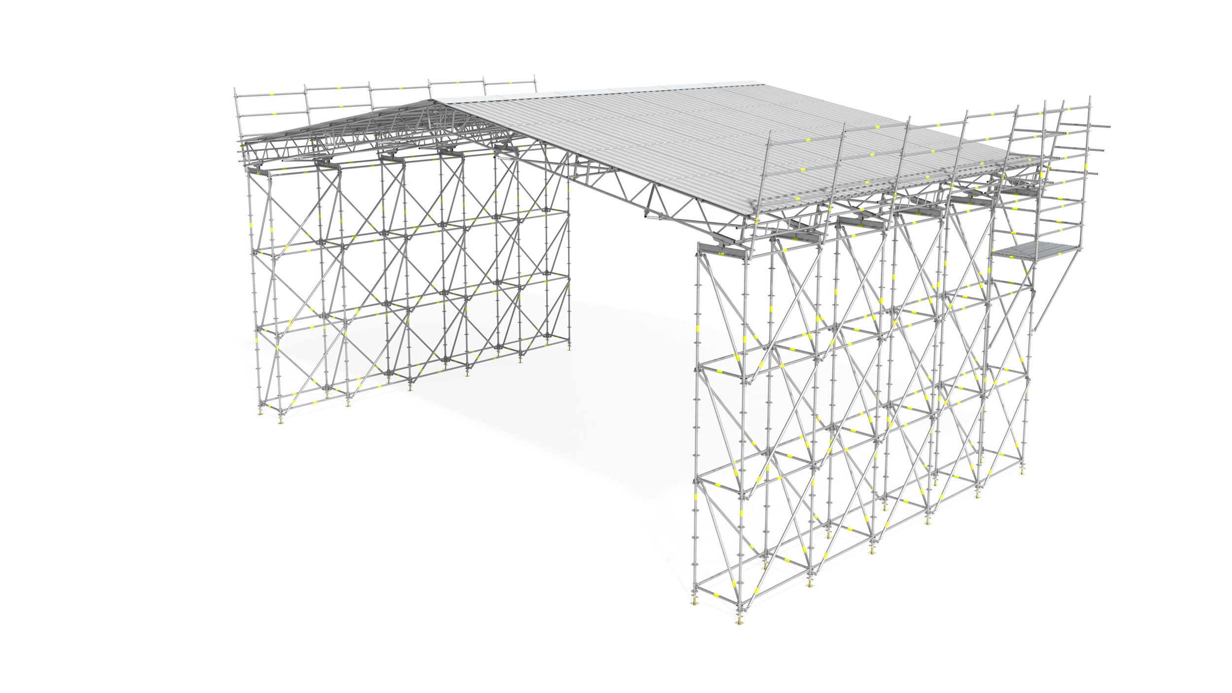 Protección Peatonal - Andamio Multidireccional, Andamios