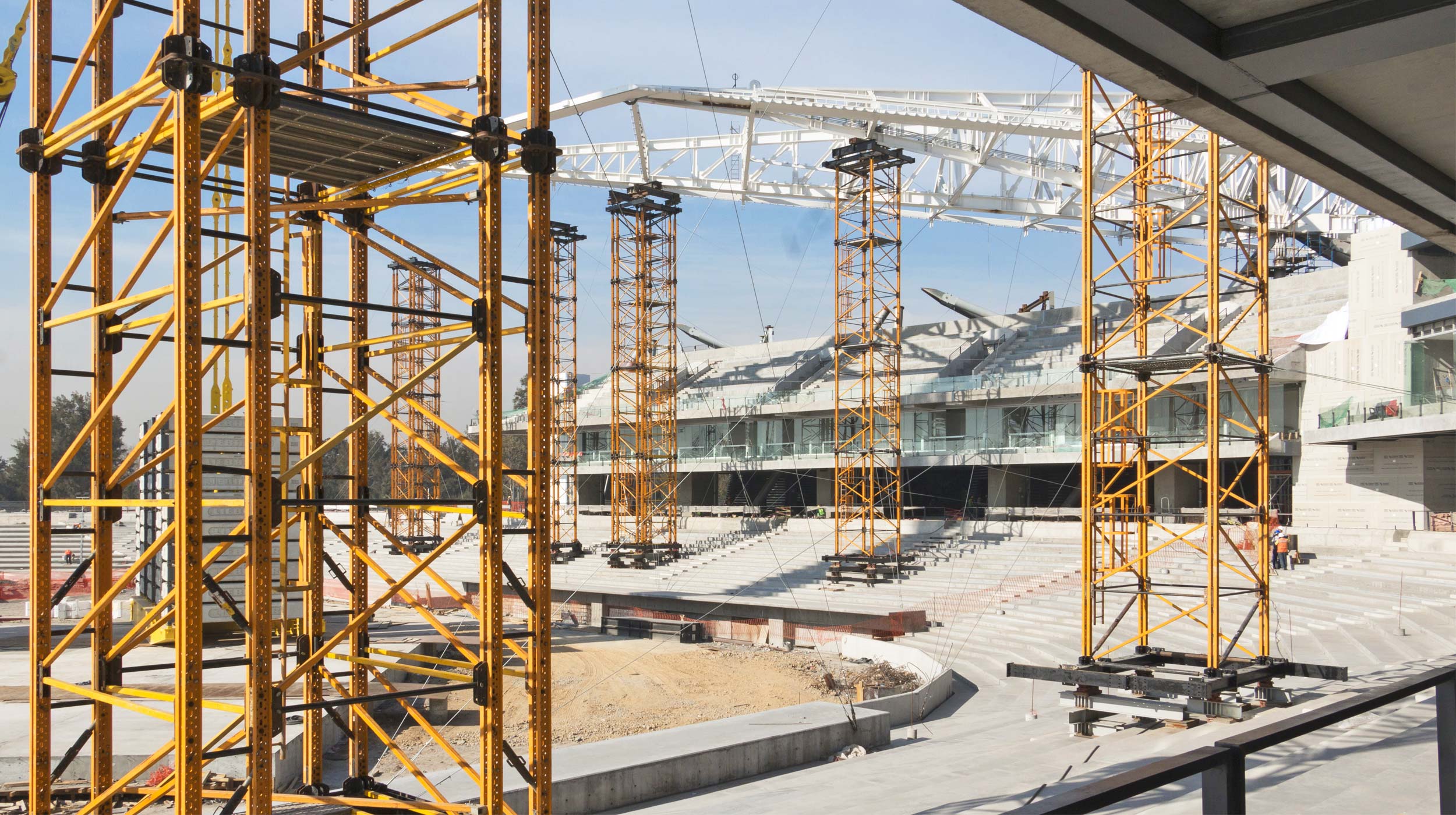 ULMA ha participado en la construcción del Estadio Alfredo Harp Helú ubicado en la Ciudad de México y nueva sede del equipo Diablos Rojos del México.