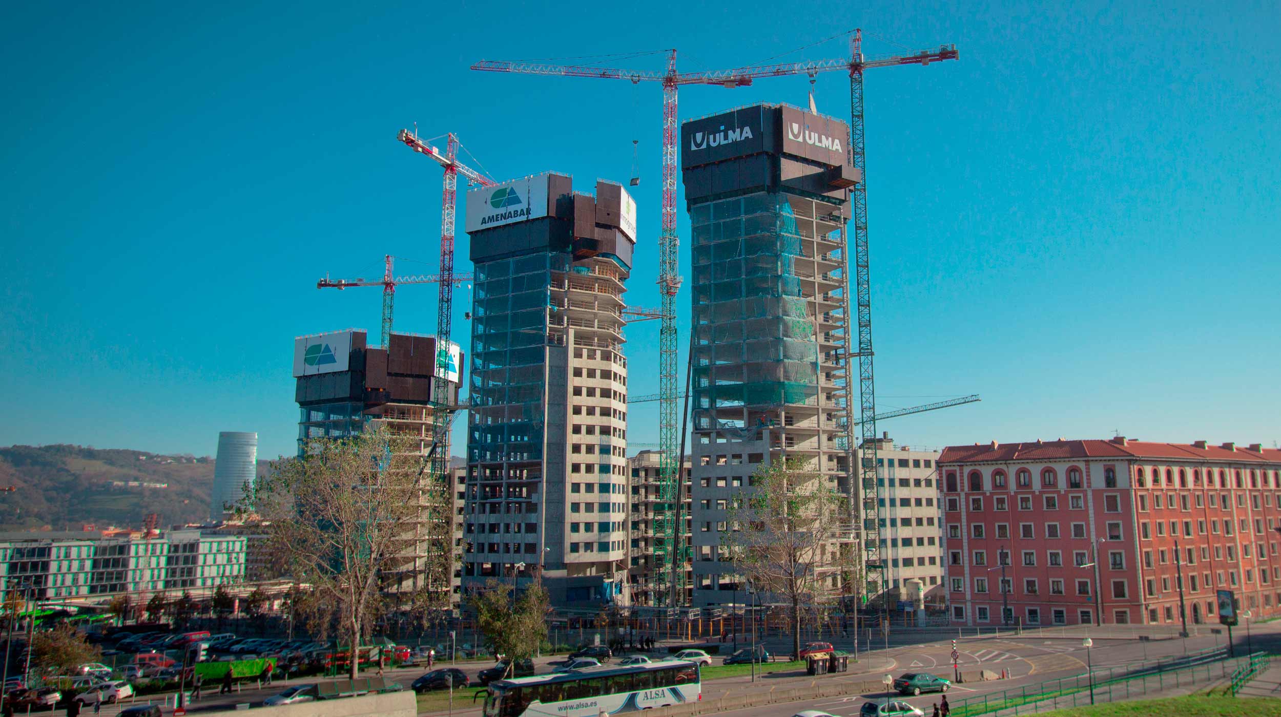 En la primera fase del ambicioso plan urbanístico del nuevo barrio de Garellano situado en pleno centro de Bilbao.