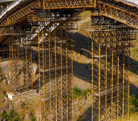 Puente en arco Eresma, Segovia, España