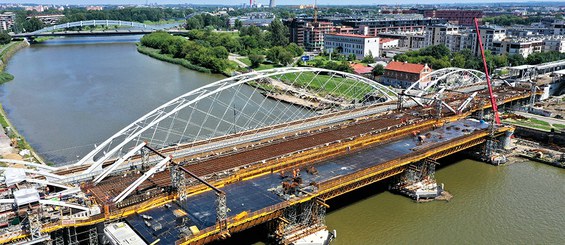 Puentes M1 y M3, Cracovia, Polonia