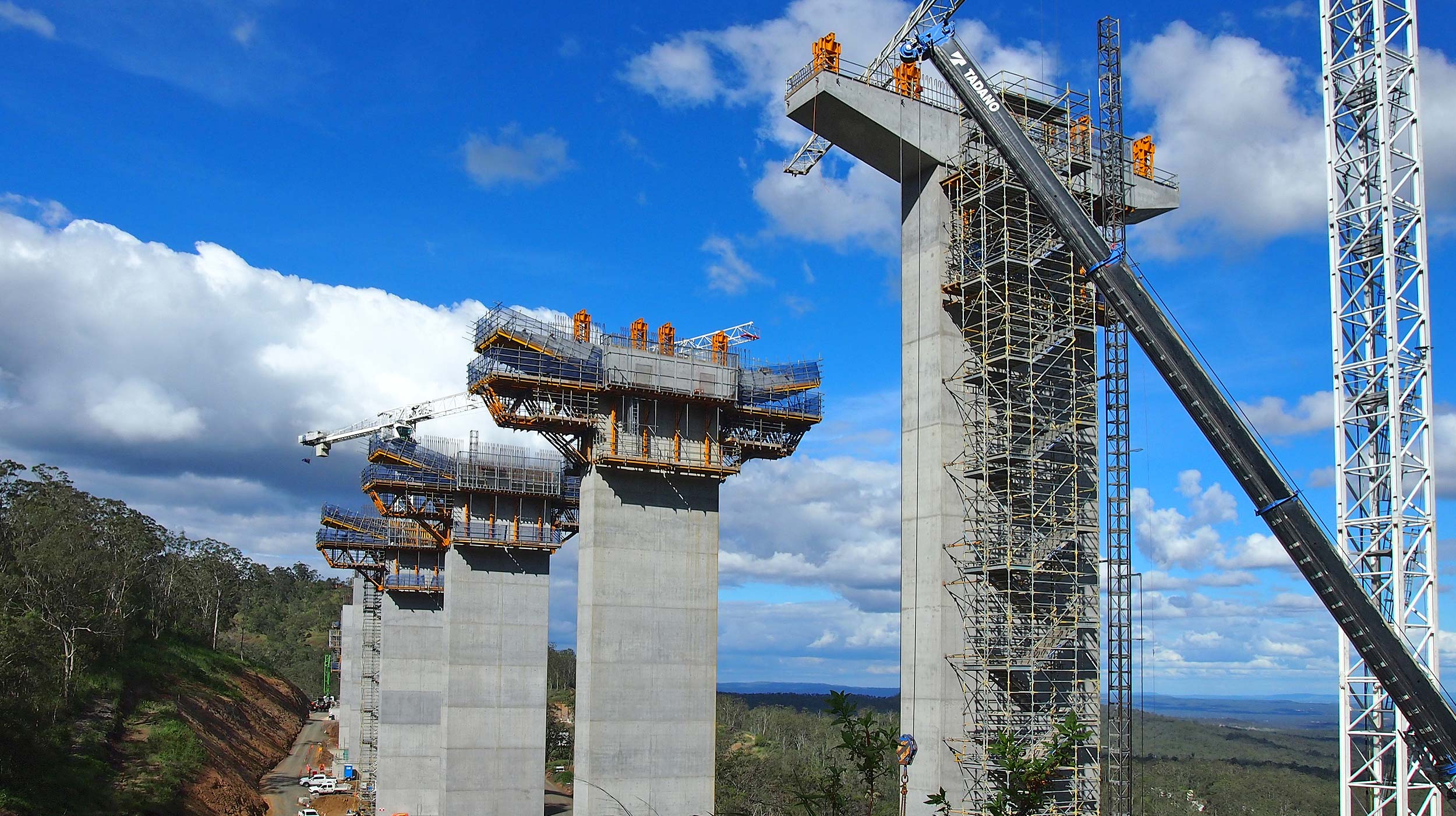 La construcción del viaducto de Toowoomba contribuirá a la creación de una ruta más segura, más rápida y más eficiente, conectando los principales puertos de carga y mercados del entorno.