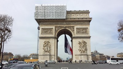 Rehabilitación Arco de Triunfo, París, Francia